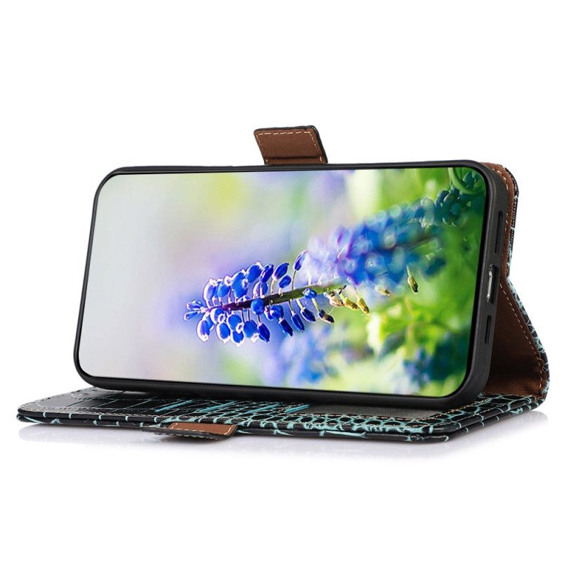 Etui Folio Samsung Galaxy S25 Fe Styl Krokodyla