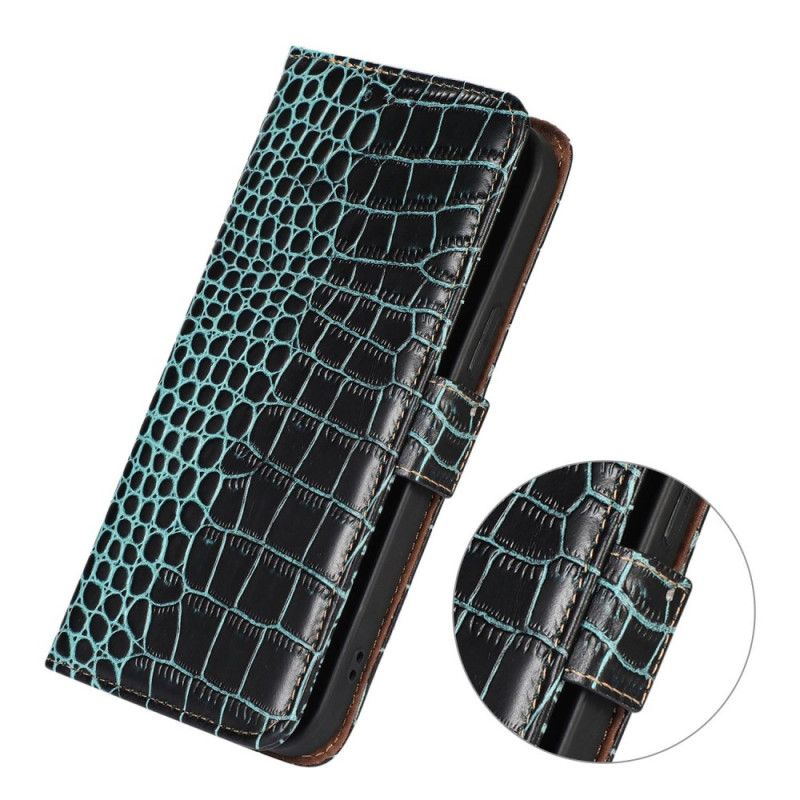 Etui Folio Samsung Galaxy S25 Fe Styl Krokodyla