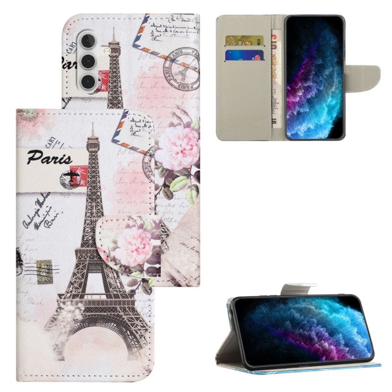 Etui Folio Samsung Galaxy S25 Fe Wieża Eiffla