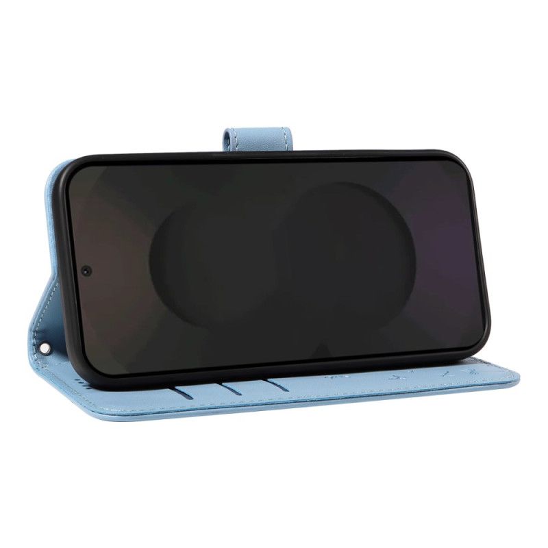 Etui Folio Samsung Galaxy S25 Fe Wzór Dmuchawca Z Paskiem