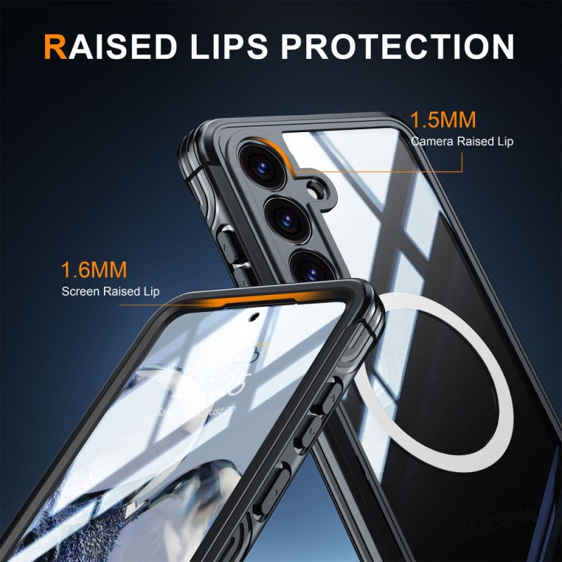 Etui Samsung Galaxy S25 Fe Magnetyczna Z Folią Ochronną Na Ekran