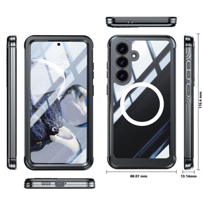 Etui Samsung Galaxy S25 Fe Magnetyczna Z Folią Ochronną Na Ekran