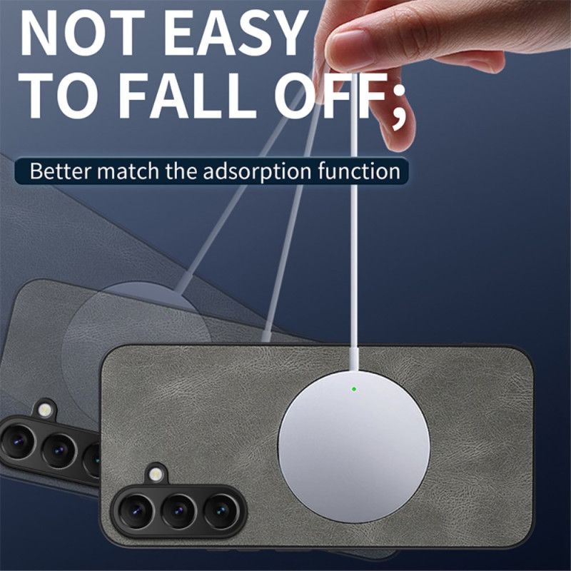 Etui Samsung Galaxy S25 Fe Magsafe Efekt Skóry Nappa