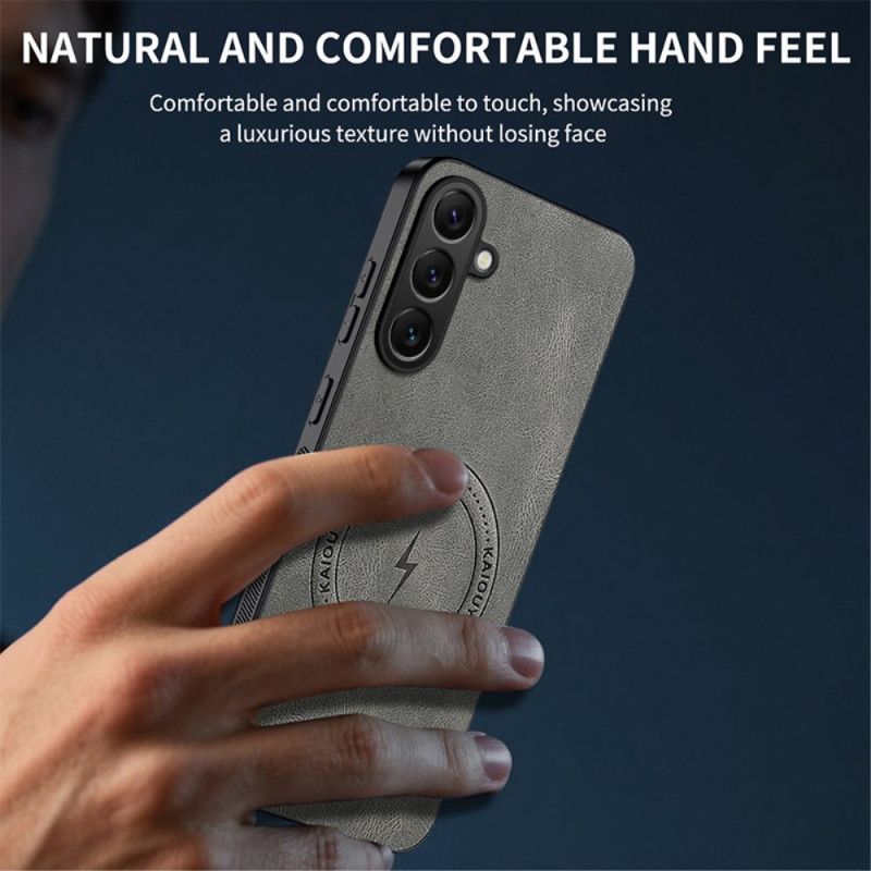 Etui Samsung Galaxy S25 Fe Magsafe Efekt Skóry Nappa