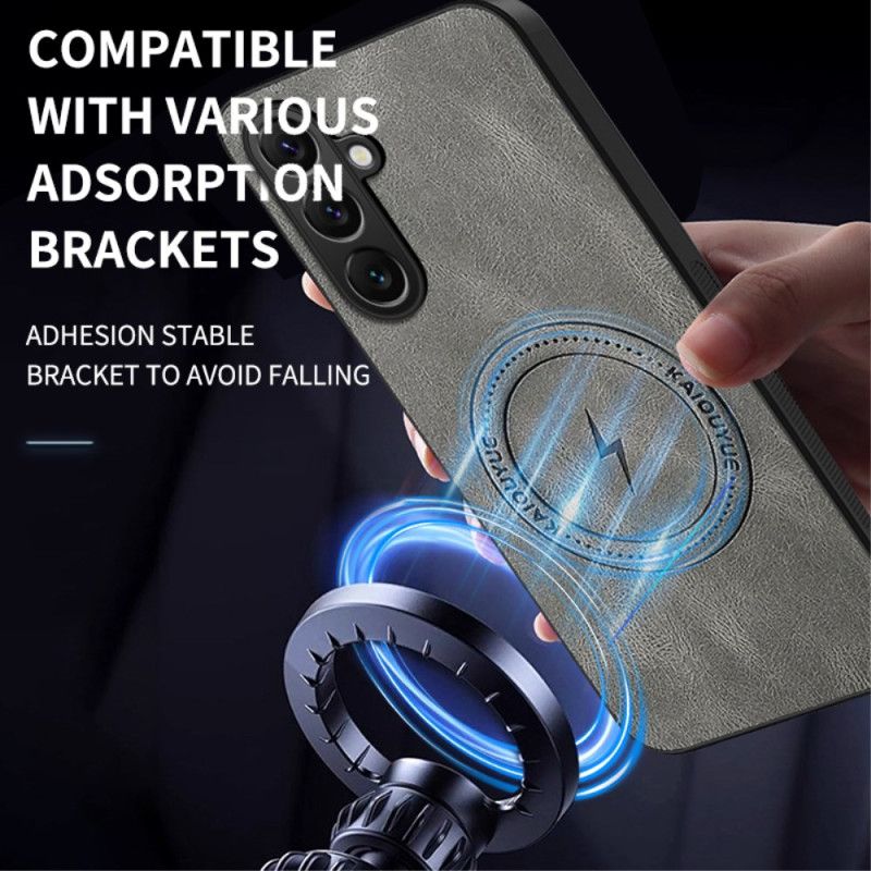 Etui Samsung Galaxy S25 Fe Magsafe Efekt Skóry Nappa