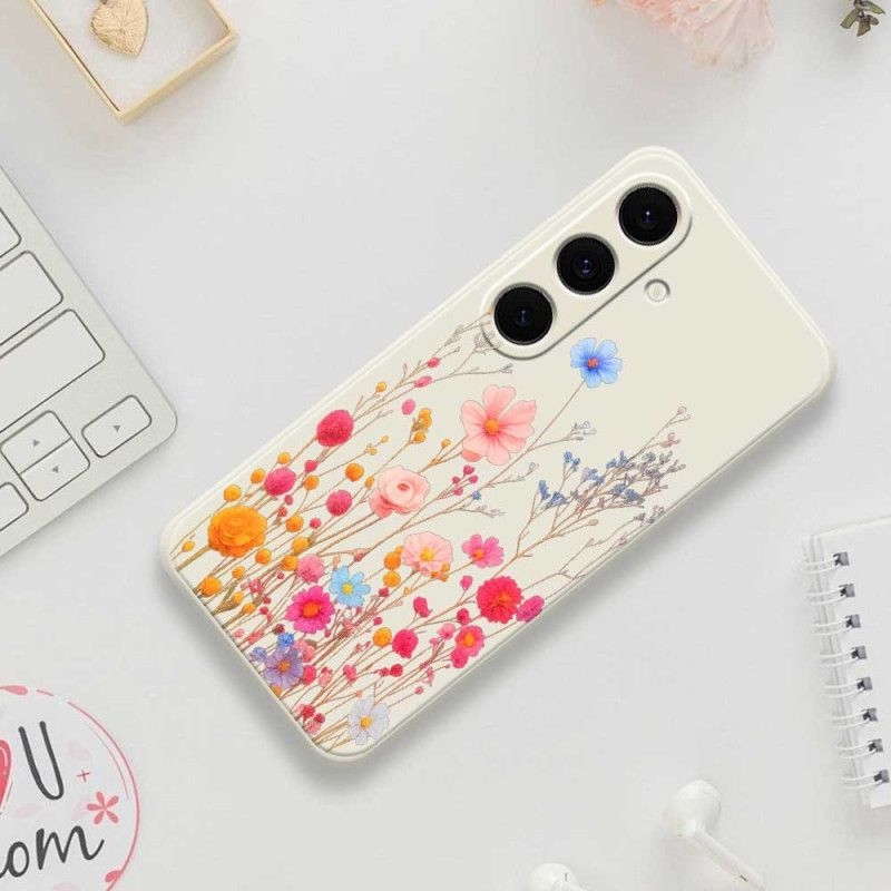 Etui Samsung Galaxy S25 Fe Silikon Dziki Kwiat