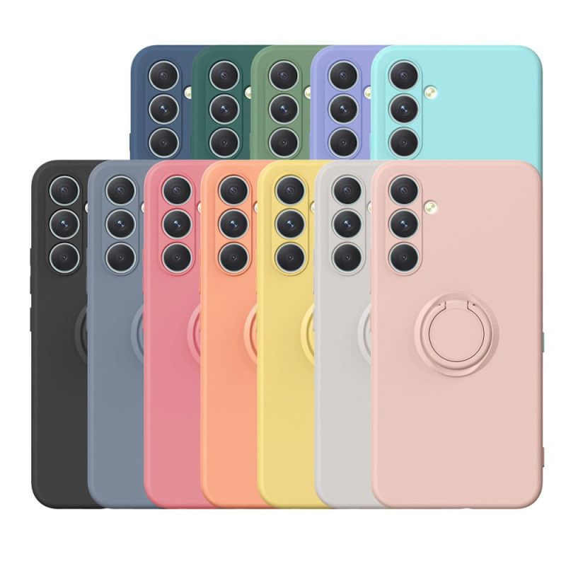 Etui Samsung Galaxy S25 Fe Silikonowy Z Uchwytem Na Pierścień I Smyczą Etui Ochronne