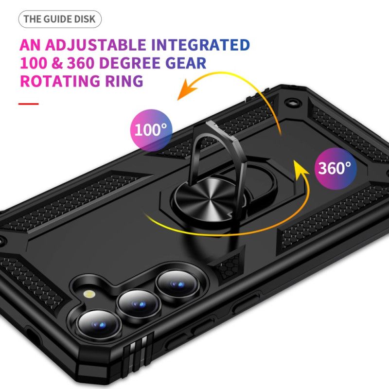 Etui Samsung Galaxy S25 Fe Wytrzymały Z Uchwytem Na Pierścień Obrotowy
