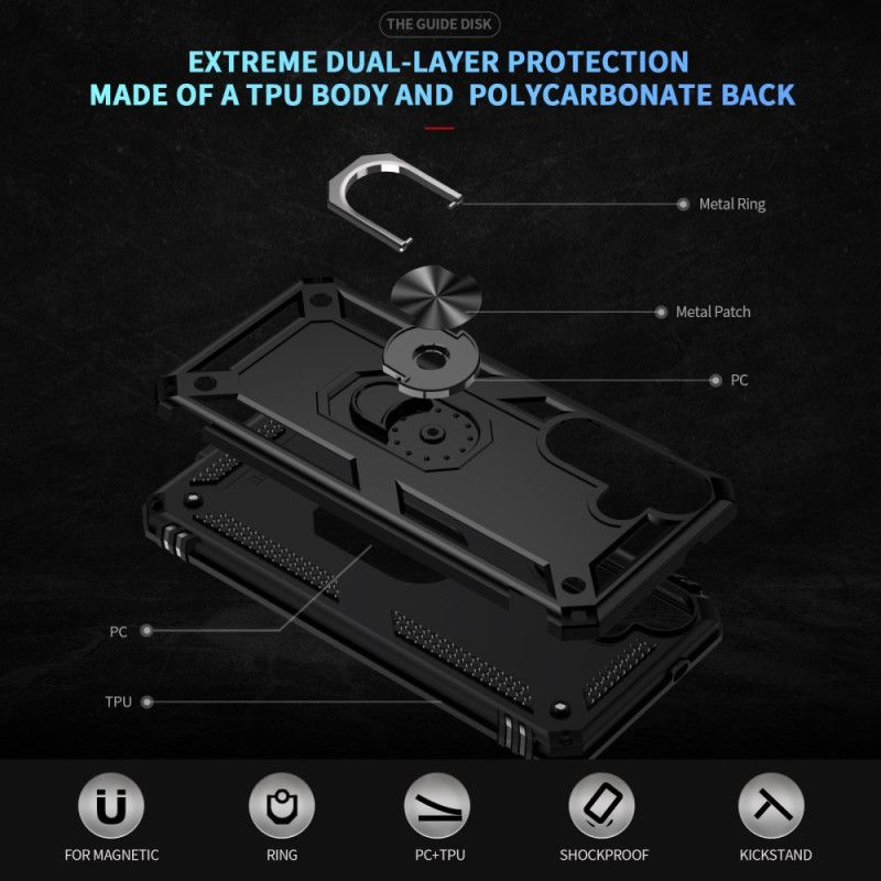 Etui Samsung Galaxy S25 Fe Wytrzymały Z Uchwytem Na Pierścień Obrotowy