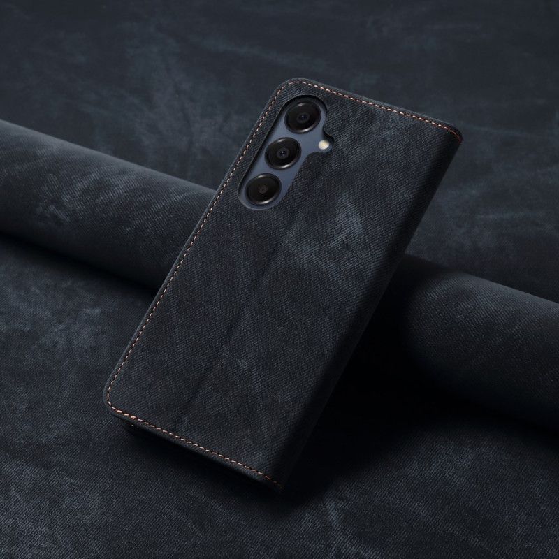 Flip Kotelot Samsung Galaxy S25 Fe Etui Na Telefon Tkanina Jeansowa