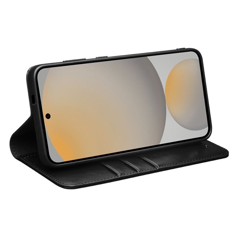 Flip Kotelot Samsung Galaxy S25 Fe Qialino Skórzane Etui Ochronne