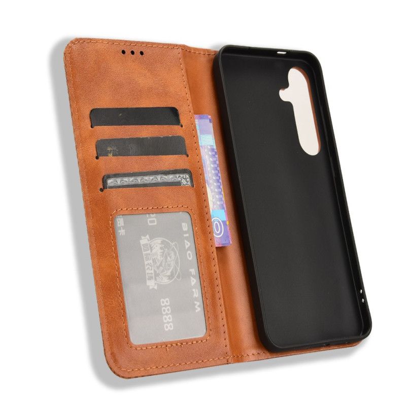 Flip Kotelot Samsung Galaxy S25 Fe Vintage Border