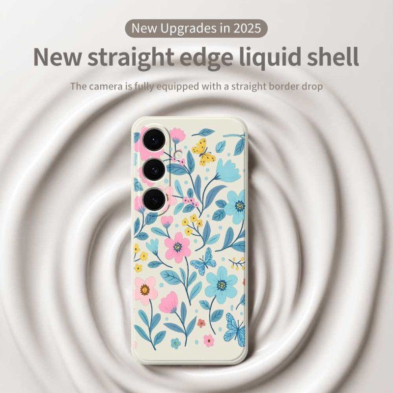 Futerały Samsung Galaxy S25 Fe Etui Na Telefon Silikon Kwiatowy