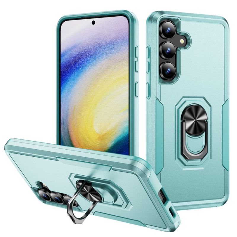 Futerały Samsung Galaxy S25 Fe Etui Na Telefon Uchwyt Na Pierścień Z Efektem Metalu