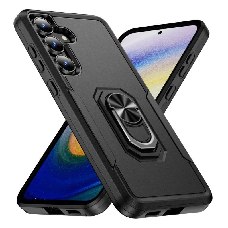 Futerały Samsung Galaxy S25 Fe Etui Na Telefon Uchwyt Na Pierścień Z Efektem Metalu