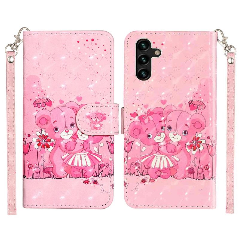 Pokrowce Samsung Galaxy S25 Fe Niedźwiadki Ze Smyczą