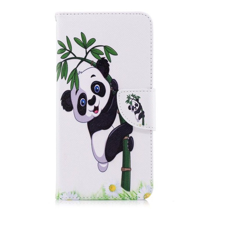 Etui Folio Huawei P20 Pro Panda Na Bambusie
