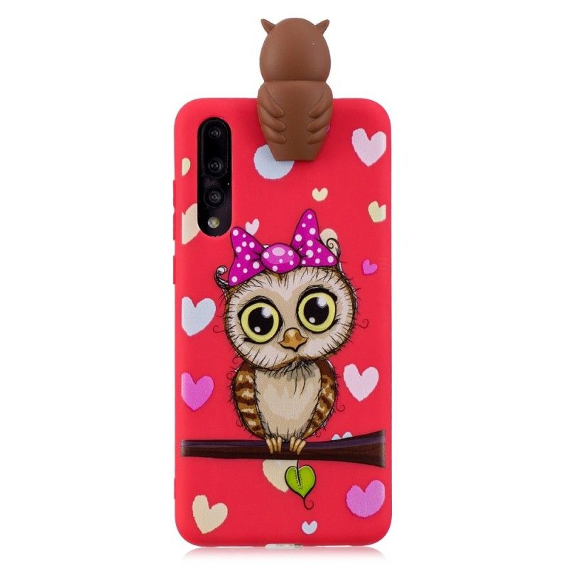 Etui Huawei P20 Pro 3D Panna Sowa Etui Ochronne