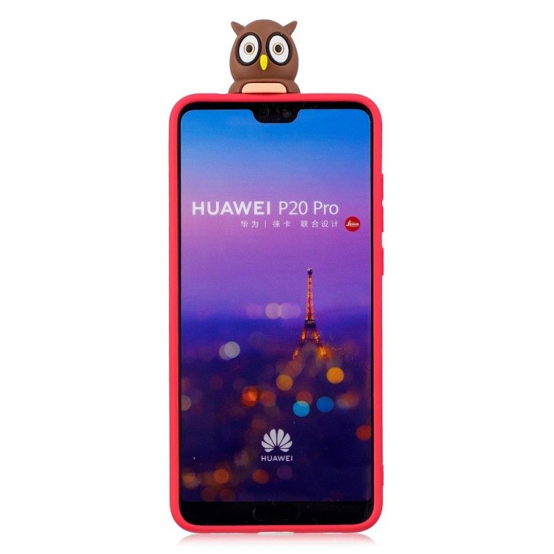 Etui Huawei P20 Pro 3D Panna Sowa Etui Ochronne