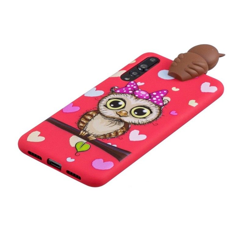 Etui Huawei P20 Pro 3D Panna Sowa Etui Ochronne