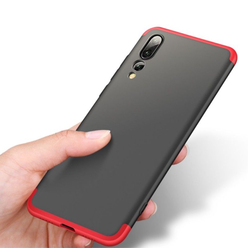 Futerały Huawei P20 Pro Czerwony Czarny Etui na Telefon Odłączany Gkk