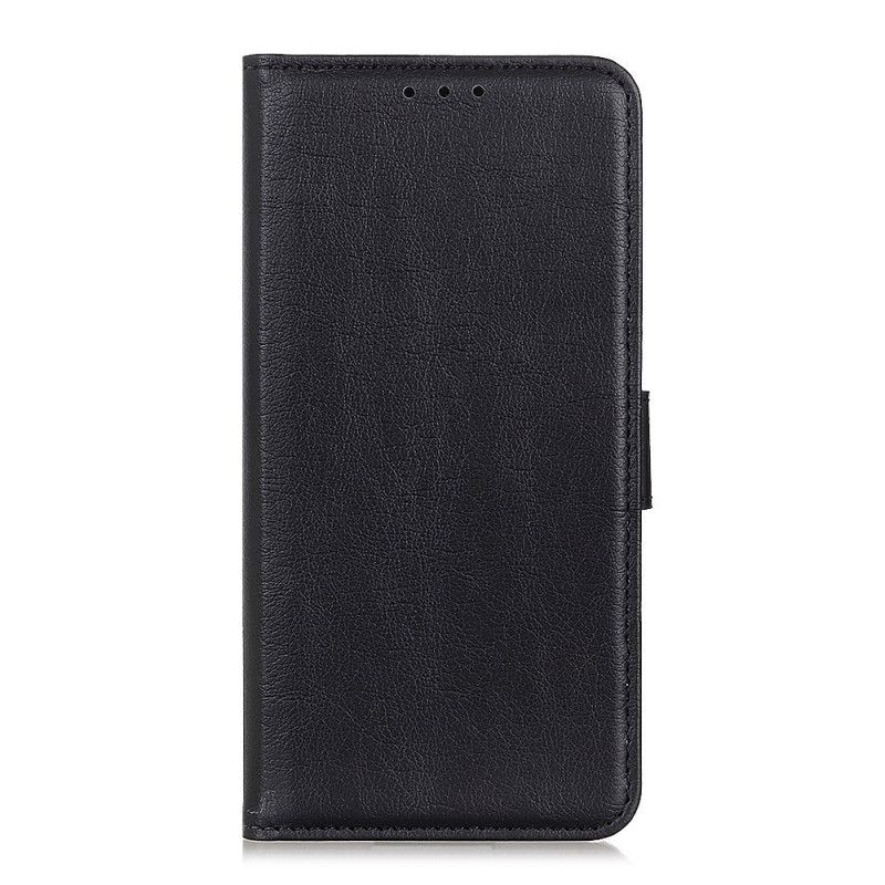 Etui Folio Samsung Galaxy Note 10 Czarny Czysta Imitacja Skóry