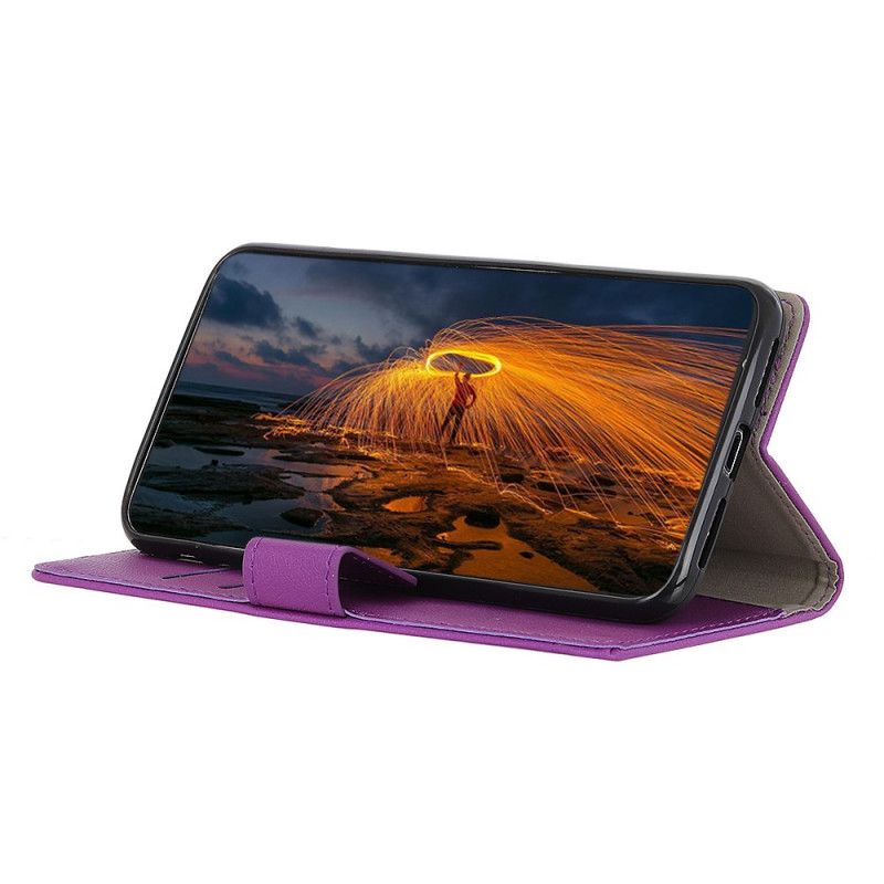 Etui Folio Samsung Galaxy Note 10 Fioletowy Różowy Jakość Imitacji Skóry Etui Ochronne