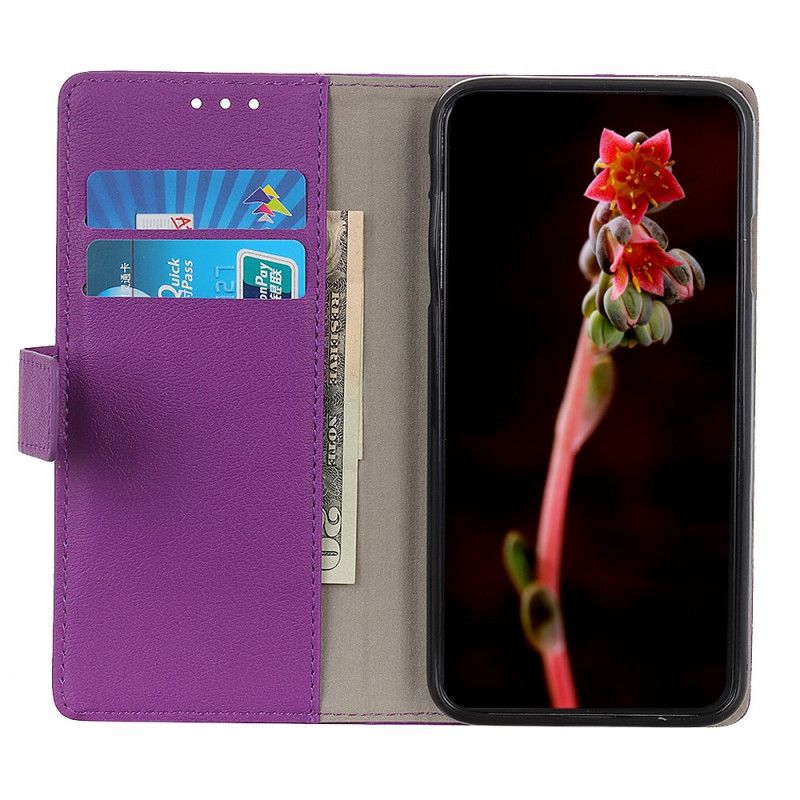 Etui Folio Samsung Galaxy Note 10 Fioletowy Różowy Jakość Imitacji Skóry Etui Ochronne