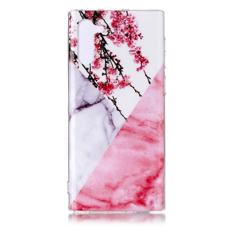Etui Samsung Galaxy Note 10 Niesamowity Marmur Kwiatowy Etui Ochronne