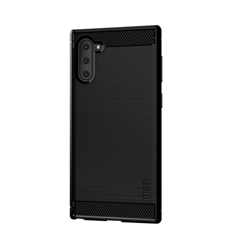 Etui Samsung Galaxy Note 10 Szary Czarny Mofi Szczotkowane Włókno Węglowe Etui Ochronne