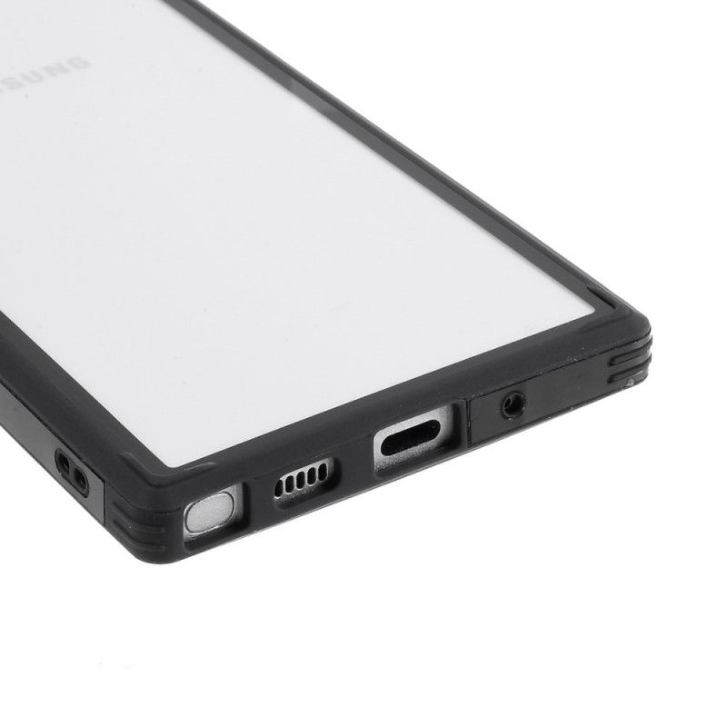 Futerały Samsung Galaxy Note 10 Czarny Hybrydowa Silikonowa Konstrukcja Obręczy
