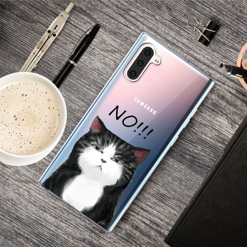 Futerały Samsung Galaxy Note 10 Etui na Telefon Kot. Który Mówi Nie