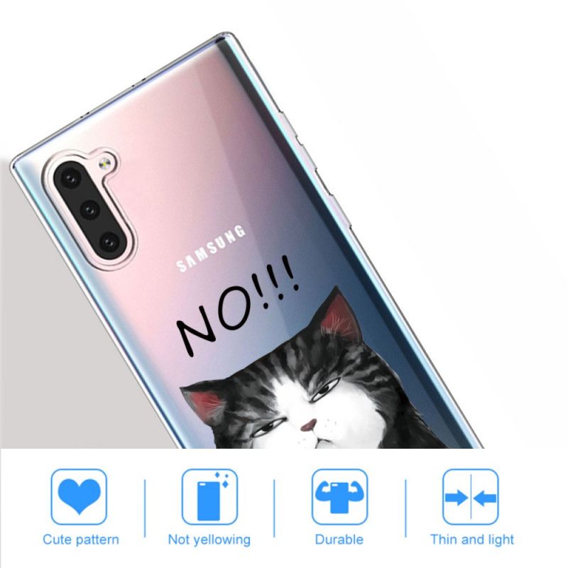 Futerały Samsung Galaxy Note 10 Etui na Telefon Kot. Który Mówi Nie