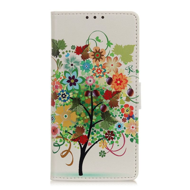 Obudowa Samsung Galaxy Note 10 Jasnoniebieski Kwitnące Drzewo