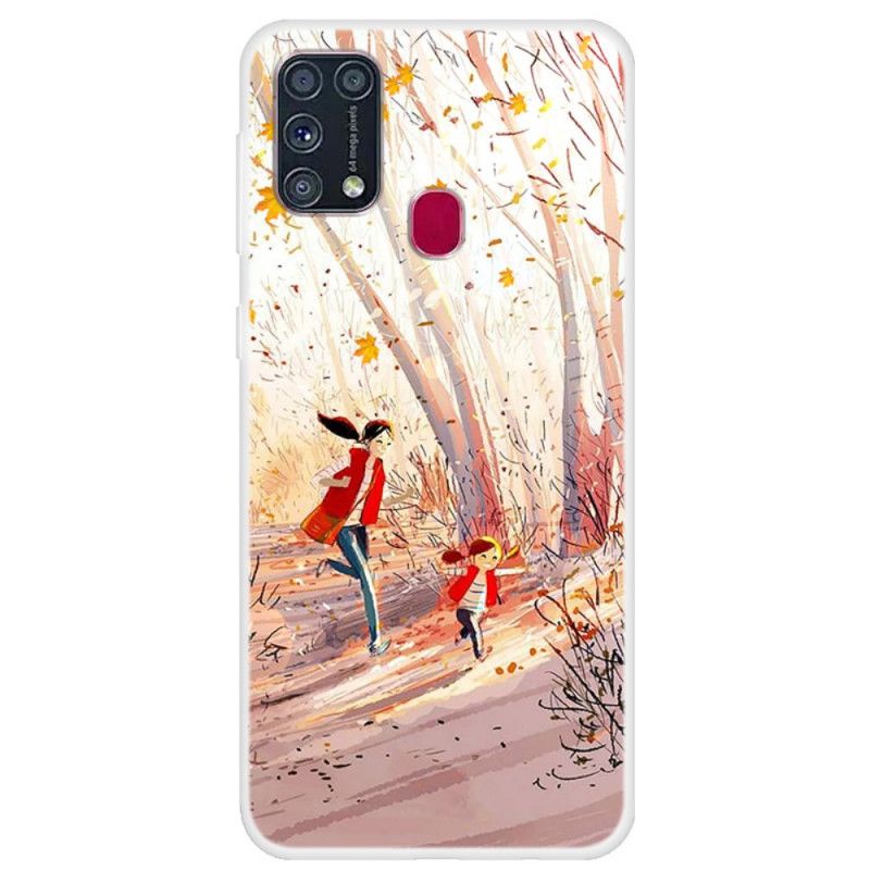 Etui Samsung Galaxy M31 Jesienny Krajobraz