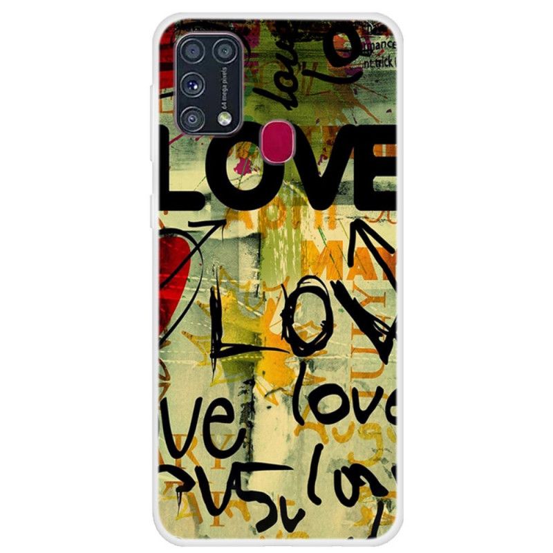 Etui Samsung Galaxy M31 Miłość I Miłość Etui Ochronne