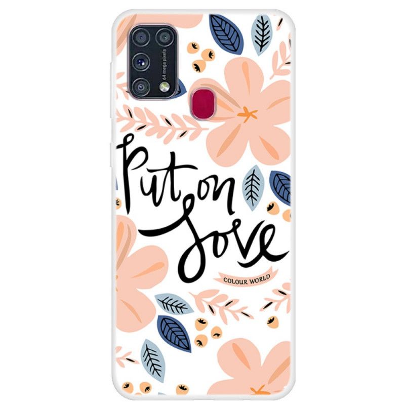 Etui Samsung Galaxy M31 Okaż Miłość Etui Ochronne