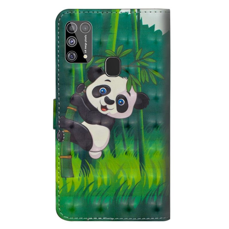 Pokrowce Samsung Galaxy M31 Panda I Bambus