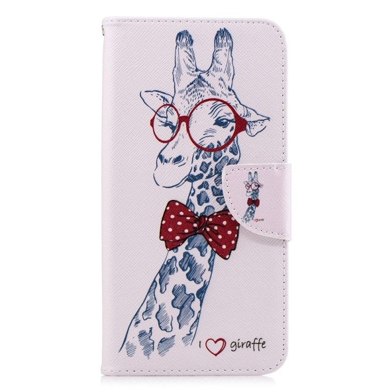 Etui Folio Samsung Galaxy A7 Nerd Żyrafa