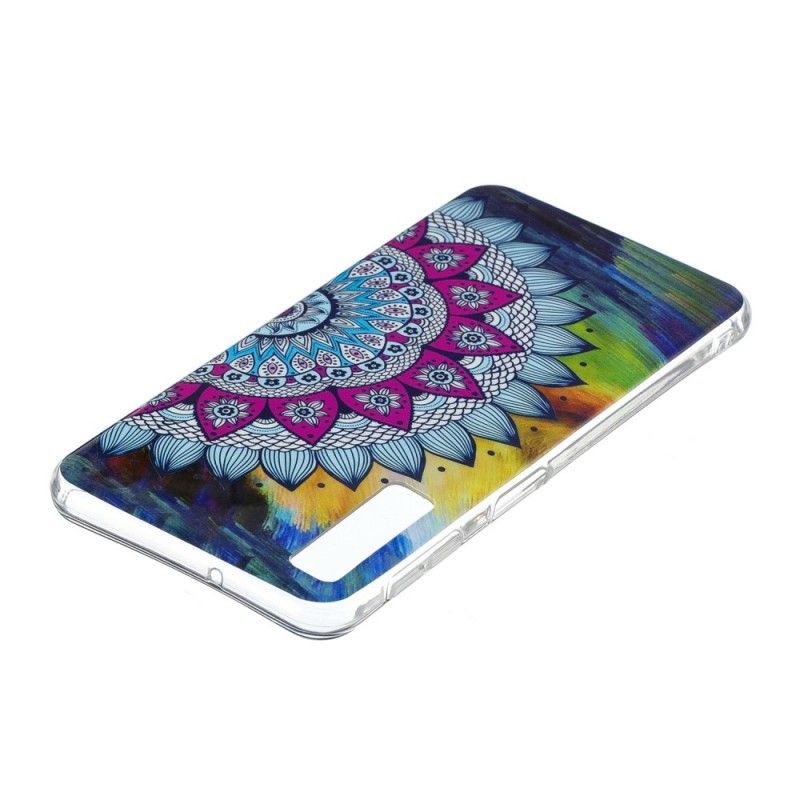 Etui Samsung Galaxy A7 Mandala W Kolorze Fluorescencyjnym Etui Ochronne