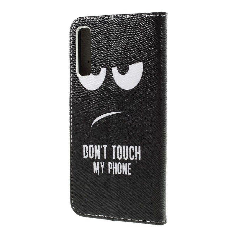 Obudowa Samsung Galaxy A7 Etui na Telefon Nie Dotykaj Mojego Telefonu