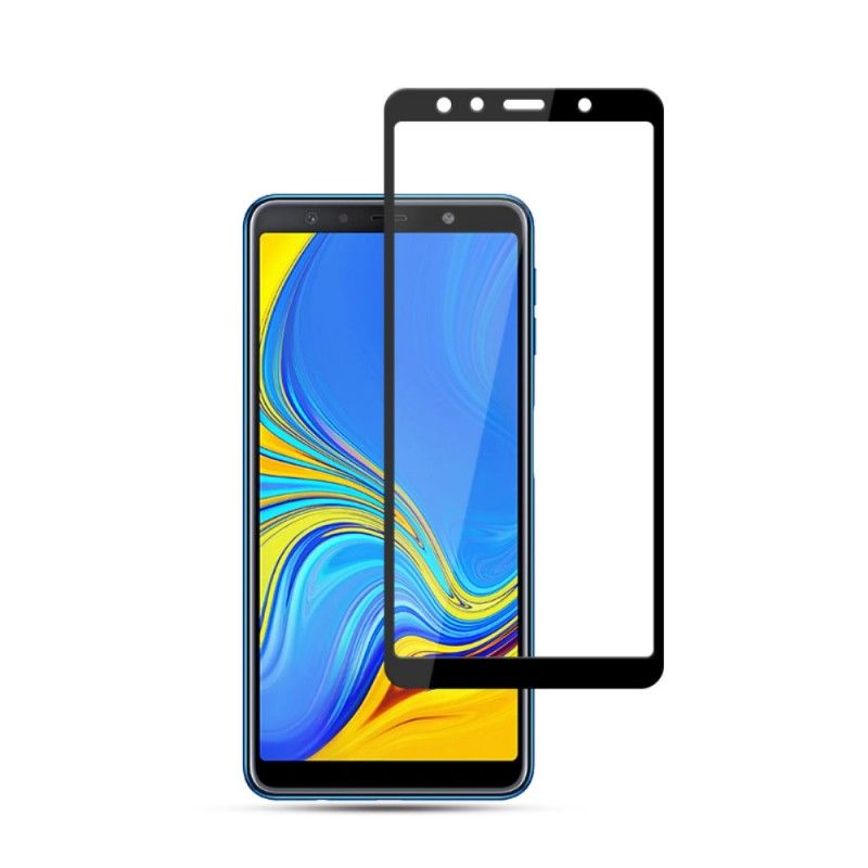 Osłona Ze Szkła Hartowanego Samsung Galaxy A7 Czarny Mocolo