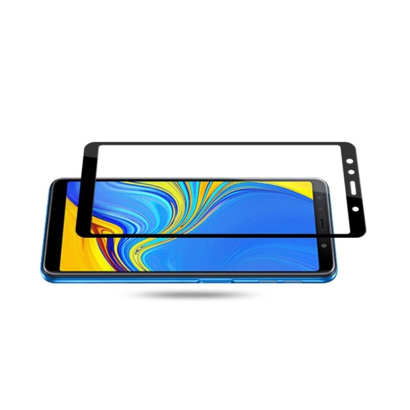 Osłona Ze Szkła Hartowanego Samsung Galaxy A7 Czarny Mocolo