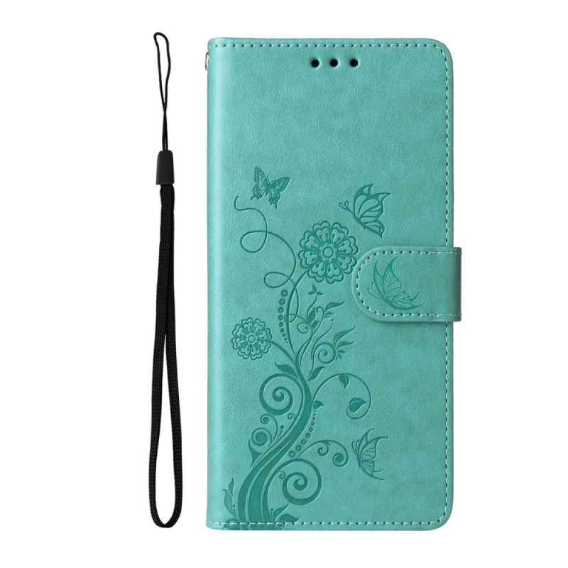 Etui Folio Oppo Find X9 5g Kwiatowy Wzór Motyla