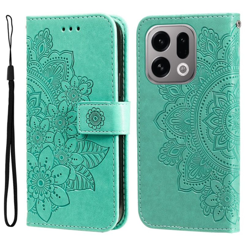 Etui Folio Oppo Find X9 5g Nadruk Mandali Etui Ochronne