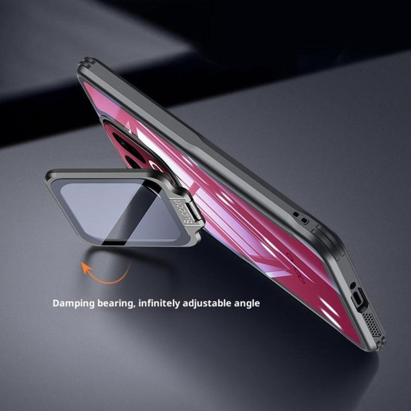 Etui Oppo Find X9 5g Przezroczyste Z Wbudowaną Podstawką I Ochroną Aparatu