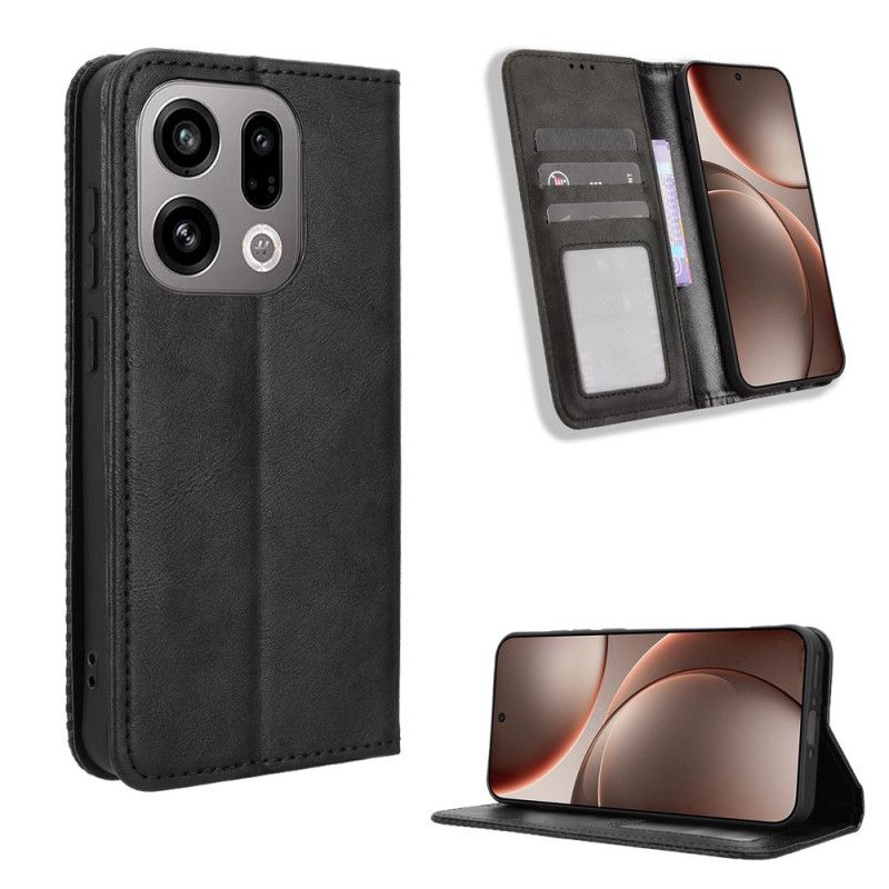 Flip Kotelot Do Oppo Find X9 5g Obramowanie W Stylu Vintage