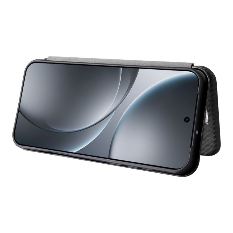 Flip Kotelot Oppo Find X9 5g Tekstura Włókna Węglowego