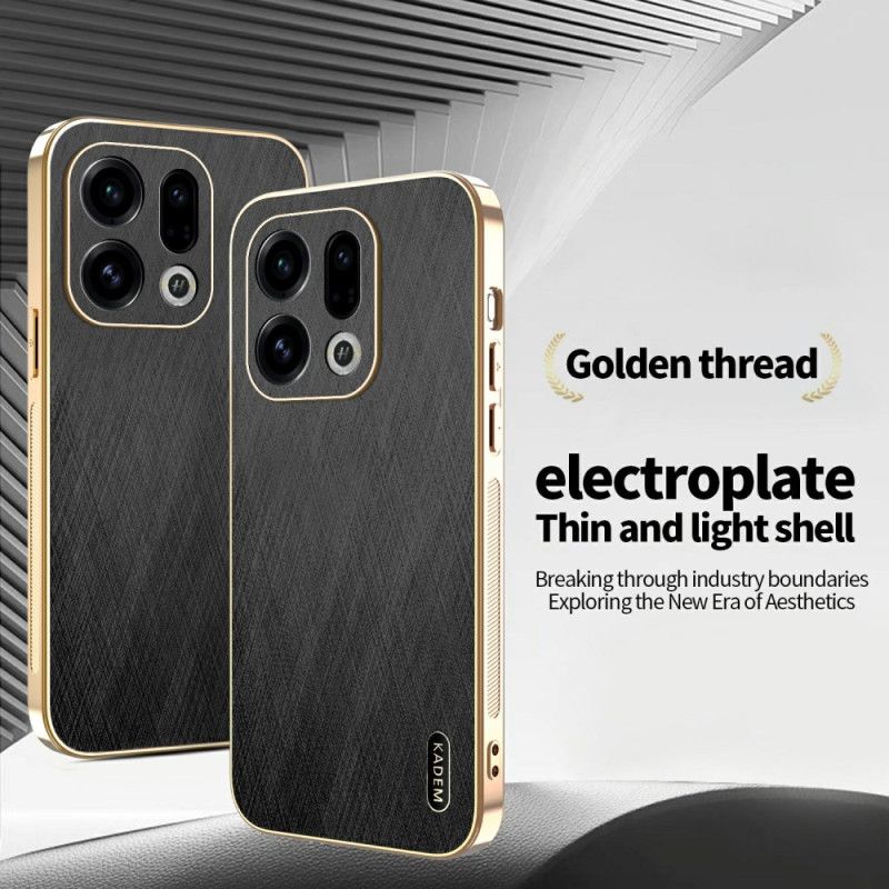 Futerały Oppo Find X9 5g Etui Na Telefon Kadem Efekt Skóry