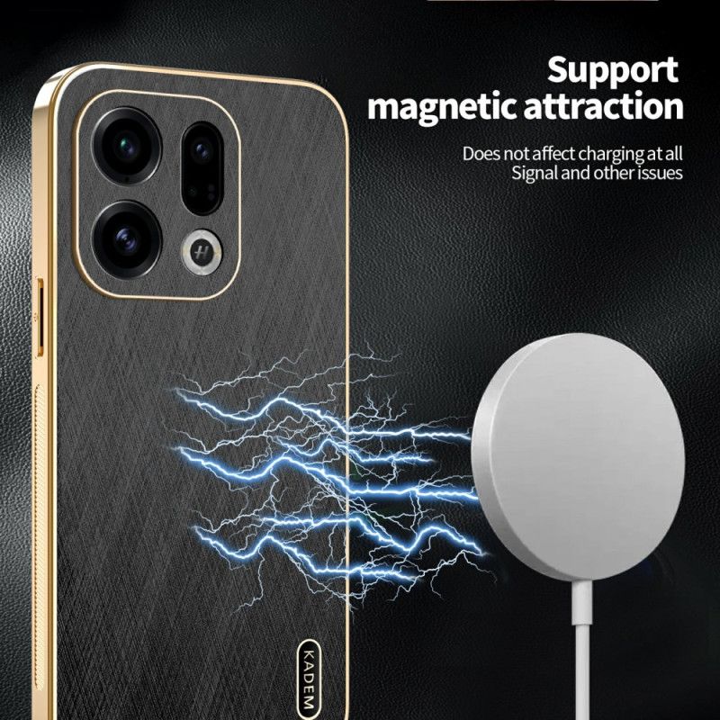 Futerały Oppo Find X9 5g Etui Na Telefon Kadem Efekt Skóry